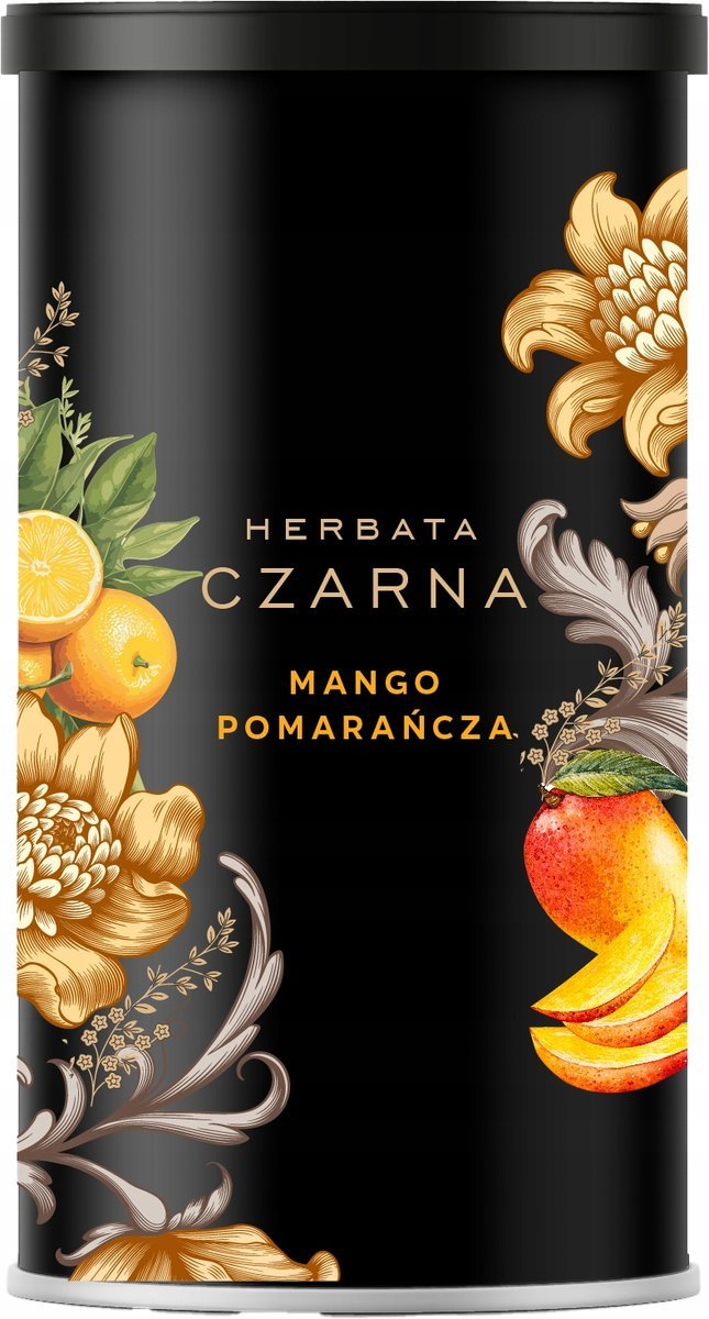 Herbata czarna z mango i pomarańczą 90g
