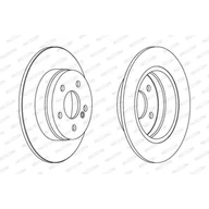 Tarcze hamulcowe - FERODO (FEDERAL-MOGUL)) (FEDERAL-MOGUL)) DDF1689C DDF1689C - miniaturka - grafika 1