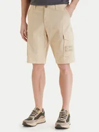 Spodenki męskie - Napapijri Szorty materiałowe N-Horton NP0A4HOS Beżowy Regular Fit - miniaturka - grafika 1