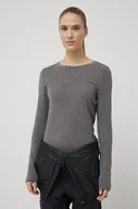 Bielizna sportowa damska - Viking longsleeve funkcyjny Teres kolor szary - miniaturka - grafika 1