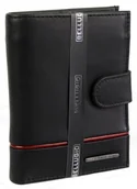 Portfele - Portfel Męski Skórzany BELLUGIO Skóra Licowa Duży Pionowy z Zapięciem Poziomy Suwak Jedno Skrzydełko RFID TMM-80R-046A - miniaturka - grafika 1