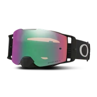 Gogle i okulary motocyklowe - Gogle Cross Oakley Front Line M Czarny Metaliczny Szary - miniaturka - grafika 1