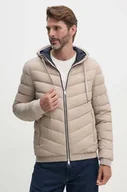 Kurtki męskie - Armani Exchange kurtka puchowa męska kolor beżowy zimowa - miniaturka - grafika 1