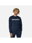 Bluzy męskie - Bluza męska sportowa Rossignol LOGO SWEAT RN FL granatowy S - miniaturka - grafika 1