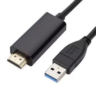 Przewód USB na HDMI konwerter kabel - Kable komputerowe i do monitorów - miniaturka - grafika 1