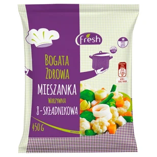 Fresh Mieszanka warzywna 8-składnikowa 450 g - Mrożonki warzywne i owocowe - miniaturka - grafika 1