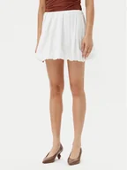 Spódnice - PINKO Spódnica mini Cadric 105183 A2LD Biały Regular Fit - miniaturka - grafika 1