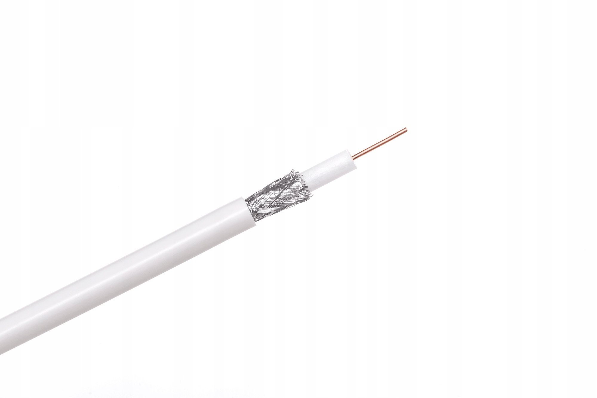 Cabletech Kabel koaksjalny F690BV miedź 75Om biały KAB0010 LEM