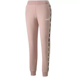 Spodnie damskie Puma Power Tape FL różowe 849094 47-L - Spodnie damskie - miniaturka - grafika 1