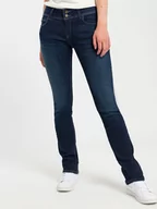 Spodenki damskie - Cross Jeans Dżinsy - Regular fit - w kolorze granatowym - miniaturka - grafika 1