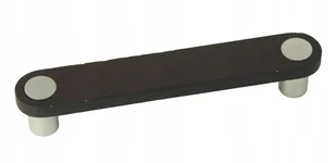 Uchwyt Meblowy Domino Srebrny/Wenge U0024 rozstaw 128mm - Meble modułowe i akcesoria - miniaturka - grafika 1
