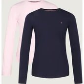 Bluzy dla dziewczynek - Tommy Hilfiger Bluzka 2-pack | Regular Fit - miniaturka - grafika 1