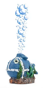 Ozdoba Bubble Deco Happet U735 łódź podwodna 6,5cm - Dekoracje do akwarium - miniaturka - grafika 1