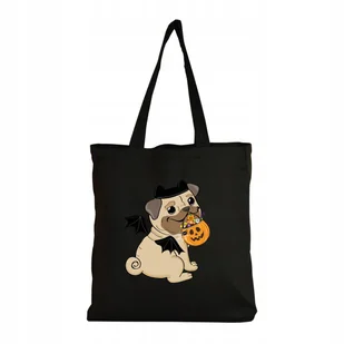 Eko Torba na ramię Zakupy Shopper Torebka Bawełniana Halloween Dynia #54 - Torby i wózki na zakupy - miniaturka - grafika 1