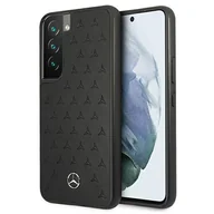 Etui i futerały do telefonów - Mercedes MEHCS22SPSQBK S22 S901 czarny/black hardcase Leather Stars Pattern Mer007236-0 - miniaturka - grafika 1