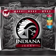 Zdrowa żywność - Mięso suszone Indiana Jerky Wołowina original 60 g - miniaturka - grafika 1