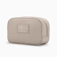 Kosmetyczki, organizery i kuferki - Kosmetyczka Damska Podróżna Mała Na Zamek PUCCINI Beżowa QML009-2A - miniaturka - grafika 1