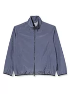 Kurtki męskie - Armani Exchange Męska kurtka liniowa, boczne logo, szary, L - miniaturka - grafika 1
