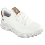 Buty sportowe męskie - Buty Skechers Citty Dapper M 118173OFWT białe - miniaturka - grafika 1