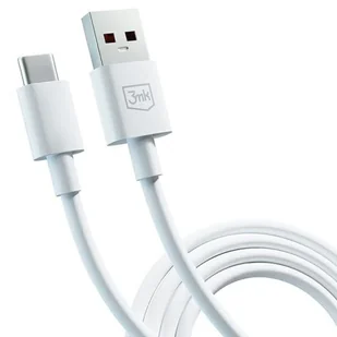 3MK Hyper Cable USB-A to USB-C 5A 60W 1.2m biały/white - Kable - miniaturka - grafika 7