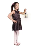 Rajstopy - Rajstopy dziecięce komunijne ażurowe kwiatki białe 30 DEN 128-134 YOCLUB - miniaturka - grafika 1