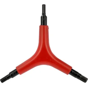 FISCHER trzy klucz imbusowy Arm, metaliczne Pomarańczowy, One Size 85513 - Narzędzia rowerowe - miniaturka - grafika 1
