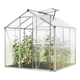 GFP Szklarnia Jasmin 3 rama aluminiowa 192 x 192 cm panele poliwęglanowe - Szklarnie ogrodowe - miniaturka - grafika 1