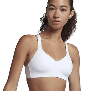 Nike damski biustonosz sportowy Rival, biały/Pure Platinum, 38D, AQ4184 - Biustonosze - miniaturka - grafika 1