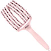Szczotki i grzebienie do włosów - Olivia Garden Fingerbrush szczotka Pastel Pink L - miniaturka - grafika 1