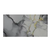 Panele ścienne i boazeria - Płytka samoprzylepna marmur szaro-złoty rolka 280 x 60 cm PSR-0010 - miniaturka - grafika 1