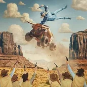 Rock - Oliver Tree - Cowboy Tears - miniaturka - grafika 1