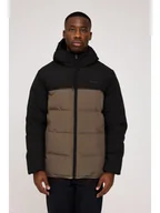 Kurtki męskie - MAZINE Kurtka zimowa w kolorze jasnobrązowo-czarnym - miniaturka - grafika 1