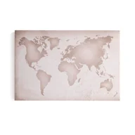 Płyty i maty izolacyjne - Panel akustyczny IMAGE, mapa świata, 1200x800 mm, beżowy - miniaturka - grafika 1