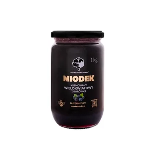 Miodek z borówką 1kg Pasieka Dziadka Brunona - Miód - miniaturka - grafika 1