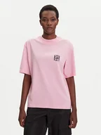 Koszulki i topy damskie - adidas T-Shirt Animal Graphic JV8532 Różowy Loose Fit - miniaturka - grafika 1