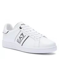 Półbuty męskie - Sneakersy EA7 Emporio Armani X8X102 XK346 D611 White+Black - miniaturka - grafika 1