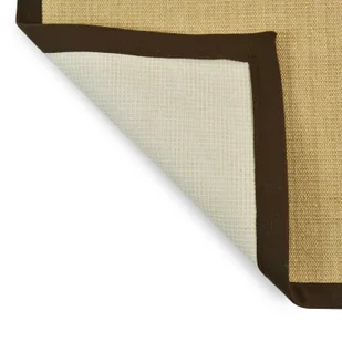 Dywan sizalowy Amazonas Natural border: Sahara / Cappuchino 200 x 200 cm - Dywany - miniaturka - grafika 1