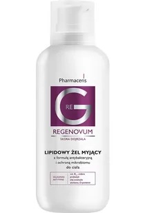 DR IRENA ERIS Pharmaceris Regenovum Lipidowy żel myjący z formułą antybakteryjną i ochroną mikrobiomu do ciała 400 ml - Higiena osób starszych i niepełnosprawnych - miniaturka - grafika 1