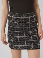 Spódnice - Vero Moda Spódnica "Vmkia" w kolorze czarno-białym - miniaturka - grafika 1