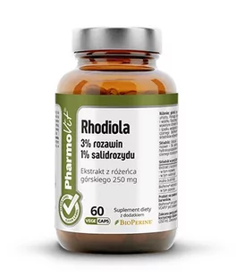 Pharmovit Rhodiola 3% rozawin 1% salidrozydu 60 kaps Vcaps 51A5-517DD - Suplementy naturalne - miniaturka - grafika 1
