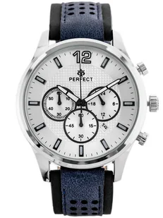 Zegarek ZEGAREK MĘSKI PERFECT CH01L - CHRONOGRAF (zp354b) + BOX - Zegarki męskie - miniaturka - grafika 1