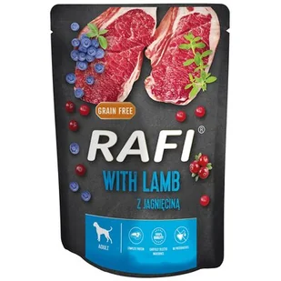 Dolina Noteci (RAFI) RAFI Saszetka Psa JAGNIĘCINA 300g  od 95zł +DO 3% ZWROTU W PROGRAMIE LOJALNOŚCIOWYM RAFI-300-JAG - Mokra karma dla psów - miniaturka - grafika 1