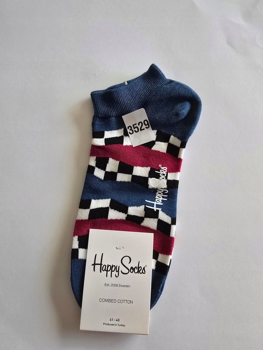 Kolorowe skarpety Happy Socks stopki unisex rozmiar 41-46 (3529)