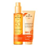 Nuxe Sun - Zestaw (Olejek do opalania SPF50 150ml + Balsam po opalaniu 100ml)