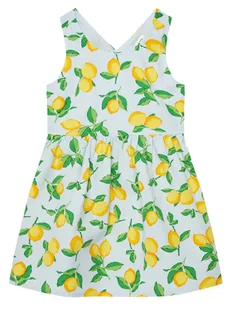 Gap Sukienka letnia 781880-00 Żółty Regular Fit - Sukienki i spódniczki dla dziewczynek - miniaturka - grafika 1
