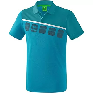Koszulki męskie - Erima 5-c koszulka polo męska, niebieski, l - grafika 1