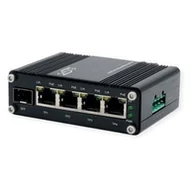 Switche - EXSYS EX-62020PoE 4-portowy przemysłowy przełącznik Ethernet, PoE 1-portowy 100/1000Fx SFP 15.06.3476 - miniaturka - grafika 1