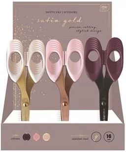 NOŻYCZKI 16CM SATIN GOLD INTERDRUK - Nożyczki - miniaturka - grafika 1