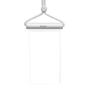 Uniwersalne wodoodporne etui Baseus AquaGlide z zamkiem cylindrycznym (białe) - Etui i futerały do telefonów - miniaturka - grafika 3