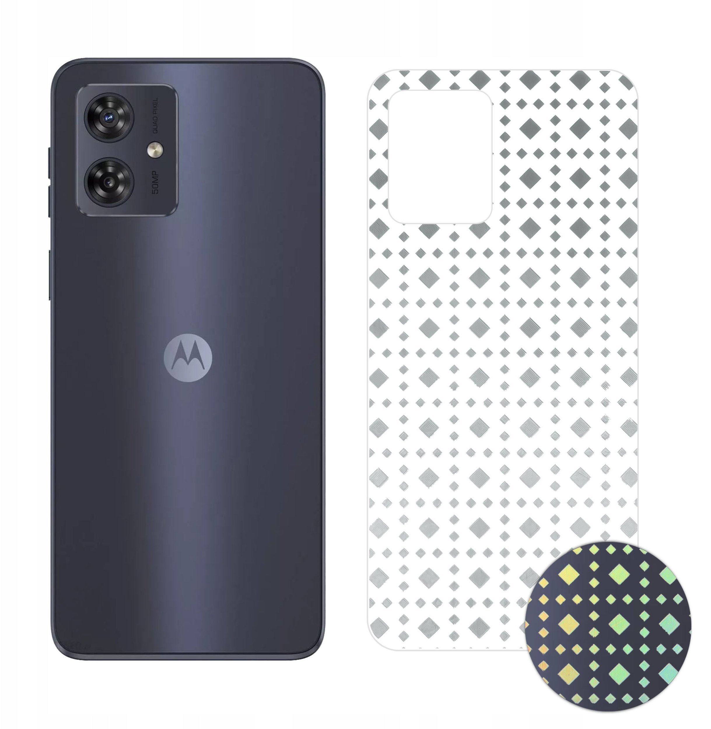 FOLIA HYDROŻELOWA OCHRONNA NA TYŁ TELEFONU WZÓR do Motorola Moto G54